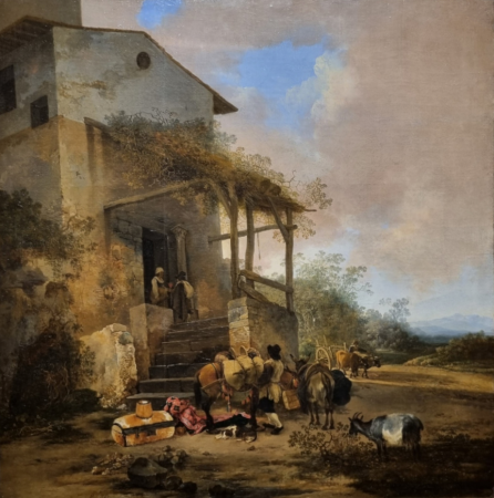 L'auberge, vue d'Italie - Adam Pynacker - MBA Dijon D 1994-1-2