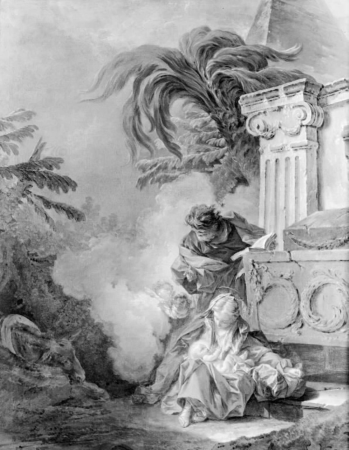 The rest of the Holy Family during the flight to Egypt, Gregorio Guglielmi, between 1718 and 1770