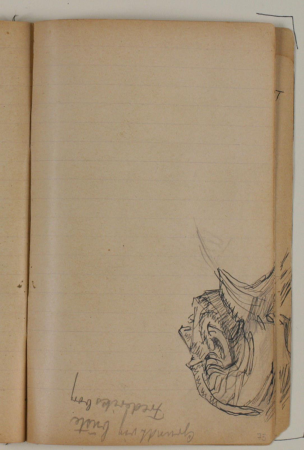 Study of N.F.S Grundtvig after Vilh. Bissen's copy (1909) of H.W. Bust of Bissen (1847). The copy at Frederiksborg, Niels Larsen Stevns