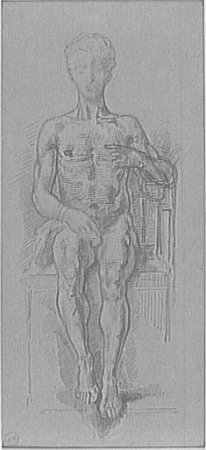 Study after the model for Salome dancing before Herod, Gustave Moreau