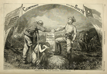 Compromise With the South (1864), by Thomas Nast, 3 September 1864