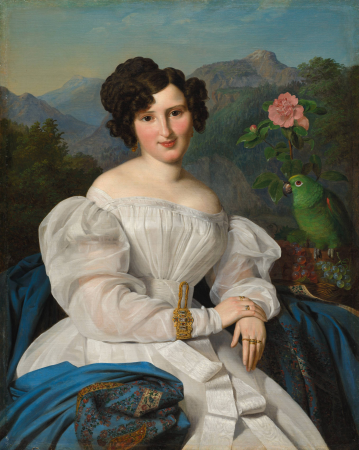 Countess Széchenyi (Crescence Seilern-Aspang, married Zichy and Széchenyi), Ferdinand Georg Waldmüller, 1828