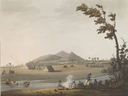 A View From The Royal Artillery Encampment, Conditore, James Hunter, 1804