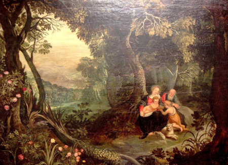 The Rest on The Flight into Egypt, Abraham Govaerts