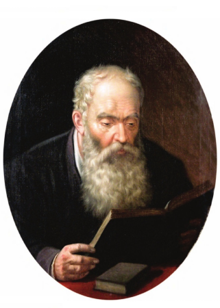 Misu Popp - Tatal pictorului citind, Mișu Popp