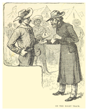 MARK TWAIN(1883) p352 - ON THE RIGHT TRACK, 1883