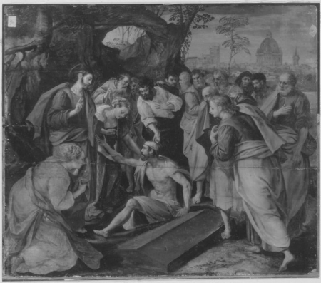 Auferweckung des Lazarus, Maerten de Vos, circa 1570