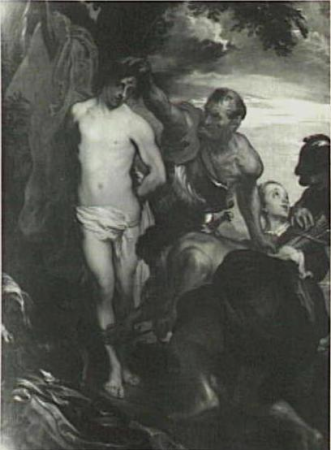 St. Sebastian is tied to a tree, Anthony van Dyck