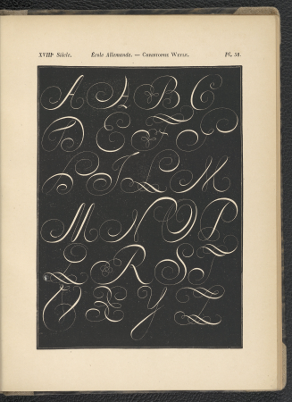 The most beautiful types of letters according to the masters of this art, Alfred Prunaire
