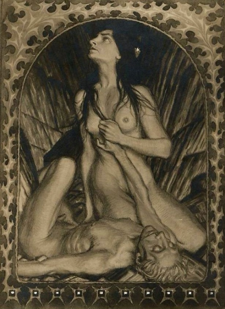 Fidus - Totenklage, Fidus, circa 1905