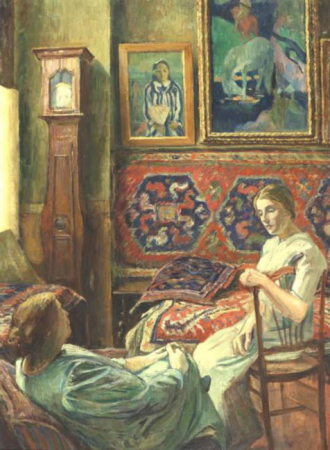 Conversation in the workshop at Corneilla-de-Conflent, George-Daniel de Monfreid