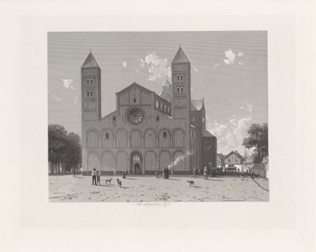 Mariakerk te Utrecht, 1090, RP-P-1904-4064, Jan Weissenbruch, between 1865 and 1870