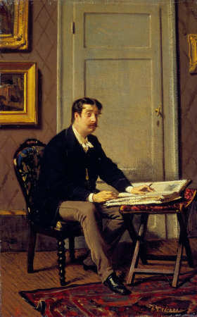Portrait of Giorgio Sevieri, Giovanni Boldini, between 1866 and 1867