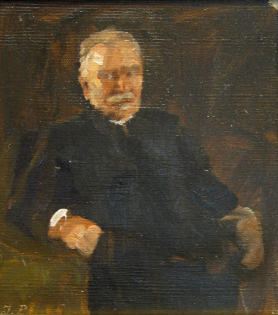 Portrait of a man., Julius Paulsen, between 1878 and 1940