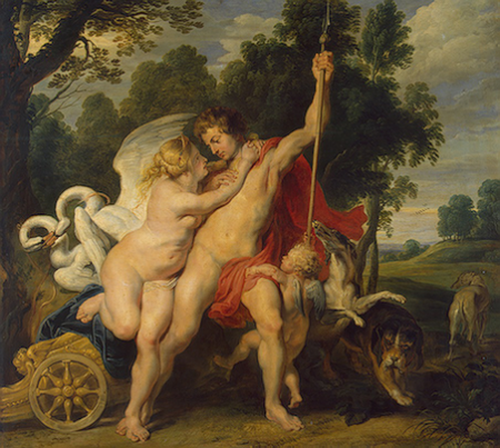 Venus and Adonis, Peter Paul Rubens, 1614