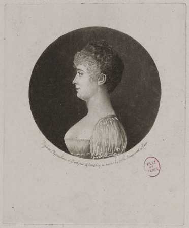 Portrait d'une femme, fin XVIIIème siècledébut XIXème siècle, G.20815-584, between 1799 and 1815