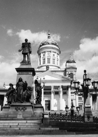 The bite Cathedral is the symbol of Helsinki