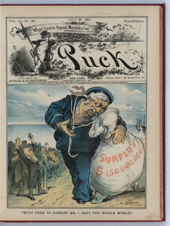 "With thee to support me, I defy the whole world!" LCCN2012647226, 1882