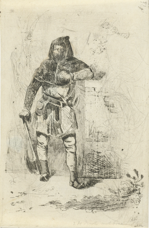 Soldaat met bijl, RP-P-BI-2691, Karel Frederik Bombled, between 1832 and 1902