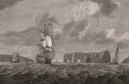 A view of the Pierced Island by Hervey Smyth, 1768