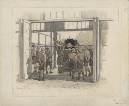 Instruction in Propeller Swinging, Charles William Jefferys, July 1918