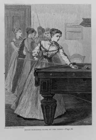 Jessie Remained Alone at the Table, Winslow Homer, circa 1868