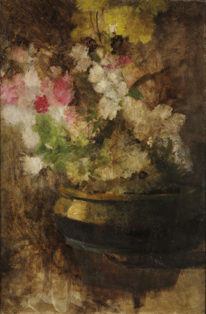 Flowers in a vase, José Júlio de Sousa Pinto, from 1870 until 1939