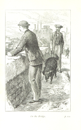Illustration by Horace Petherick from Hanbury Mills by C R Coreridge Public Domain via British Library pg111 On the Bridge, Horace William Petherick, 1872