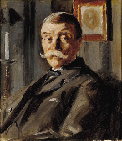 Portrait of Alexander Bech. Study., Michael Peter Ancher, 1911