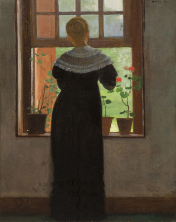 An Open Window, Winslow Homer, 1872