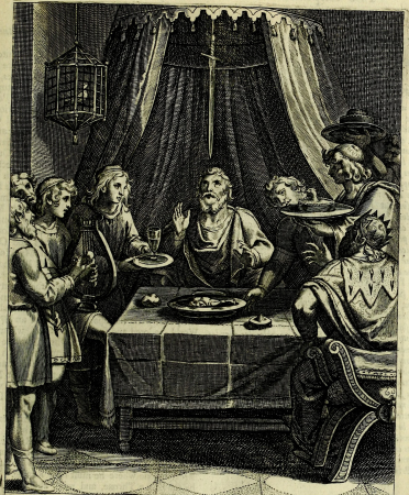 The doctrine of morality - or, A view of human life, according to the stoick philosophy - exemplify'd in one hundred and three copper-plates, done by the celebrated Monsieur Daret, engraver to the (14561326300), 1721