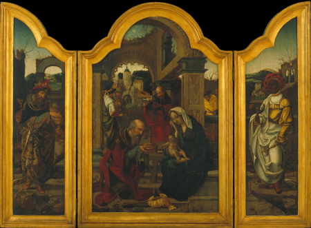 Triptych with the Epiphany, Master of 1518, circa 1540