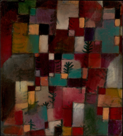 Redgreen and Violet-Yellow Rhythms, Paul Klee, 1920