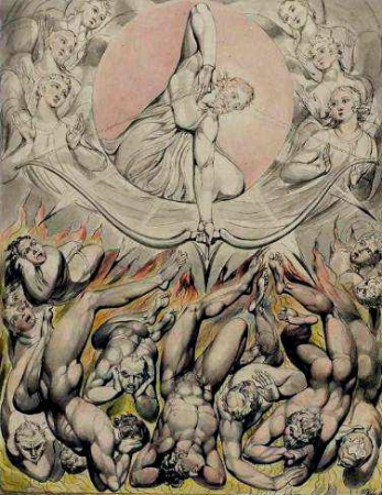 William Blake, The Casting of the Rebel Angels into Hell, William Blake