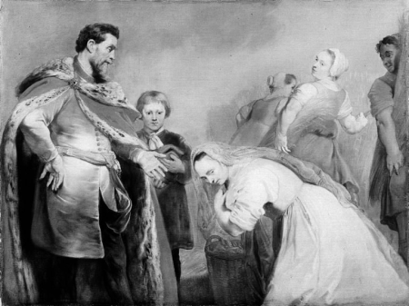 Boas and Ruth, Adam Camerarius, between 1609 and 1653