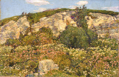 Laurel in the Ledges, Childe Hassam, 1906
