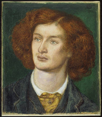 Algernon Charles Swinburne, Dante Gabriel Rossetti, 1861