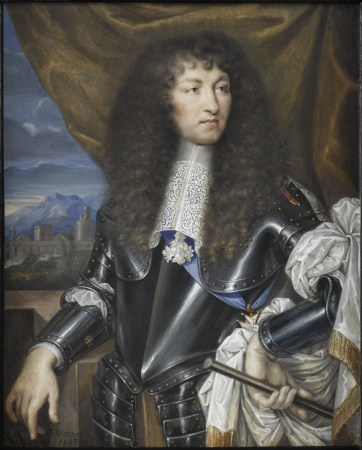 Louis XIV in Armor, Joseph Werner the Younger, 1663