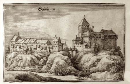 Grüningen Matthäus Merian 1654, Matthäus Merian