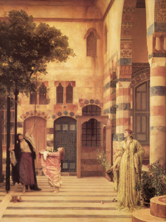 Old Damascus, Jew's Quarter. Alternative title: Gathering Lemons, Frederic Leighton, 1874