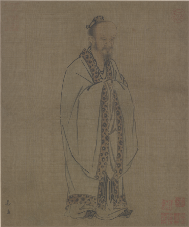 "Ma Yuan Confucius Portrait Picture Page", Ma Yuan