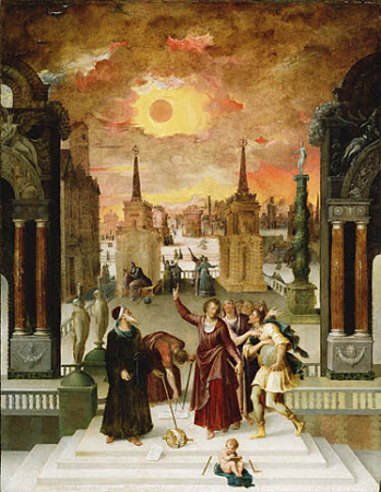 Dionysius the Areopagite Converting the Pagan Philosophers, Antoine Caron, 1570s