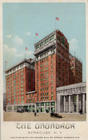 The Onondaga, Addition with 200 rooms will be opened summer 1915 (NBY 22189)