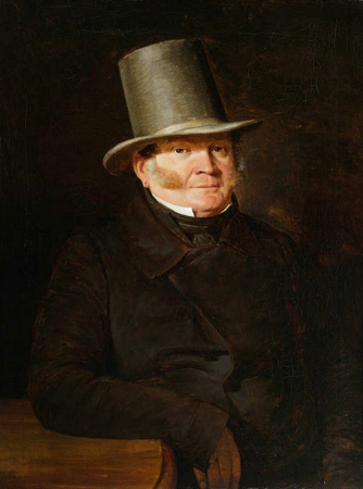 Portrait of Paweł Pellizzaro, owner of a store with prints in Warsaw, Bonawentura Dąbrowski, 1838
