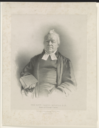 The Rev'd James Milnor D.D. rector of St. George's Church - drawn on stone by G.B. Black from a photogenic miniature by Gurney ; printed by C. Hullmandel. LCCN2012645522, George Bridges Black, between 1844 and 1850