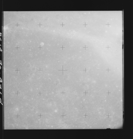 AS14-70-9768 - Apollo 14 - Apollo 14 Mission image - View of the Sea of Nectar and Daguerre Crater.