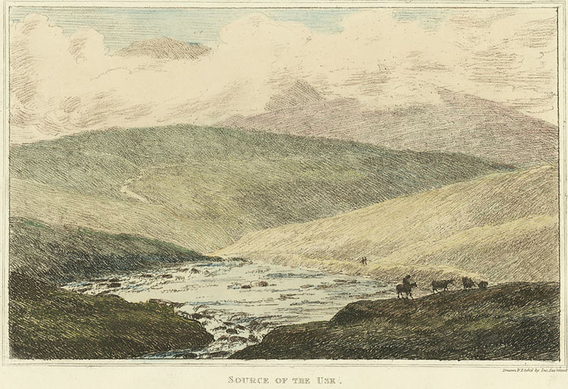 Source Of The Usk, John George Wood, 1811