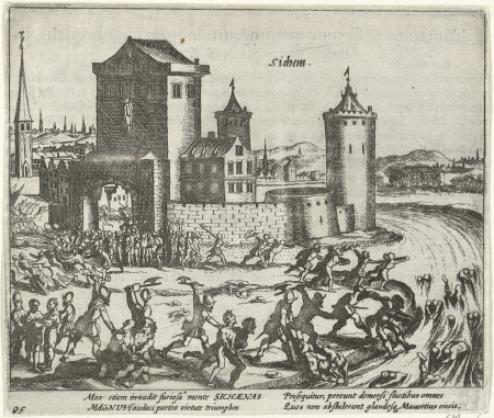 Bestraffing van Zichem, 1578, RP-P-OB-79.774, Simon Frisius, between 1613 and 1615