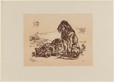 Groupe de lions. Paris Musées 20230918125312, Charles Edme Saint Marcel, Vers 1869