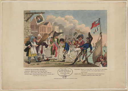 A return from an invasion, or, Napoleon at a nonplus - JN. LCCN2004681713, 1803